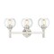 Z-Lite Sutton Vanity, 3-Light, 23.75 In.W x 7 In.L x 10.25 In.H, Brushed Nickel/Clear 7502-3V-BN - alternate 7